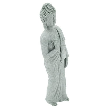 Buddha Statue Sandstone Yoga Statue Tabletop Zen Buddha Decor Office Desk Decor Adornment