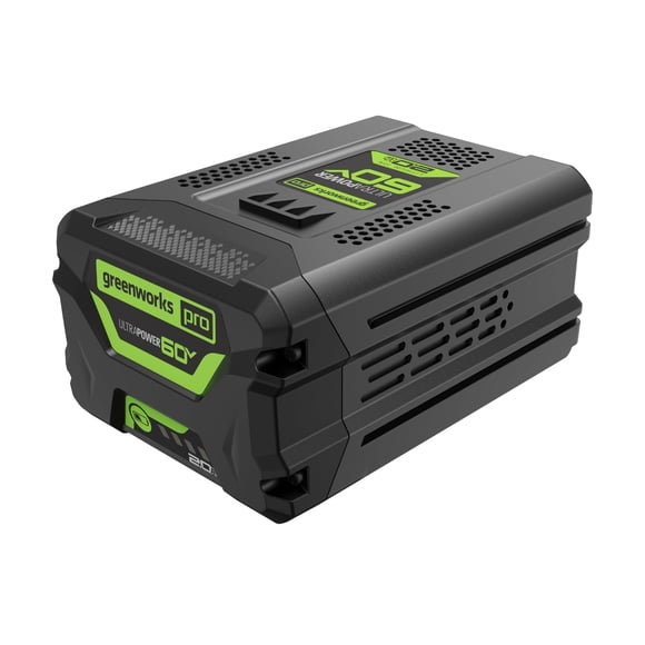 Batería Greenworks de 60 V, 2.0 AH, compatible con alta corriente (HC)