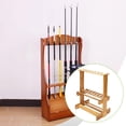 thumbnail image 6 of Fishing Pole Holder Stand Bamboo Rack Vertical Organizer Space Saving Design for Anglers Garage Home Boat, 6 of 9