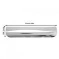 thumbnail image 1 of Heat Exhaust Pipe Heat Shield Chrome Plate for Universal Motorcycle 50-70mm/2.0-2.76in, 1 of 7