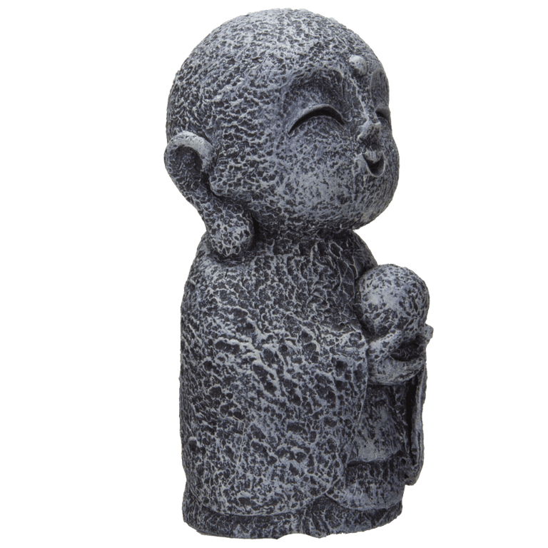 Eastern Enlightenment Happy Japanese Jizo Monk with Wealth Eastern Enlightenment Happy Japanese Jizo Monk with Wealth