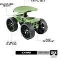 thumbnail image 5 of TheXceptional Wheelie Scoot Premium Rolling Work for Easy Clean, 5 of 9