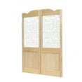 thumbnail image 6 of AWC Model 18 Tavern Cafe Door 36"wide x 42"high Unfinished Pine, 6 of 6