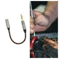 thumbnail image 3 of Cable adaptador macho equilibrado de 4,4mm a hembra estéreo de 3,5mm, Cable de extensión, portátil, Premium, repuesto, Cable para auriculares Marrón, 3 of 8