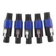 thumbnail image 1 of Conector de 4 piezas Adaptador de Enchufe de sonido Yuyangstore conector de altavoz, 1 of 7