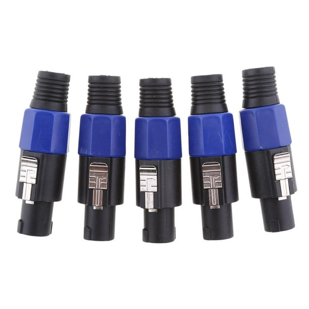 Conector de 4 piezas Adaptador de Enchufe de sonido Yuyangstore conector de altavoz