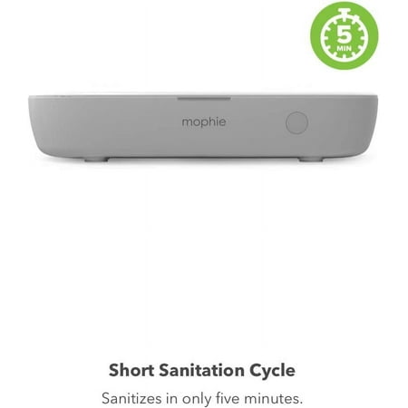 mophie - UV Sanitizer with Wireless Charging - White