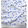 thumbnail image 1 of Soimoi Blue Heavy Satin Fabric Dots Dots Fabric Prints By Yard 54 Inch Wide, 1 of 5