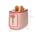 thumbnail image 7 of Beautiful 2 Slice Toaster with Touch-Activated Display, Rose and Tomato Red by Drew Barrymore, 7 of 7