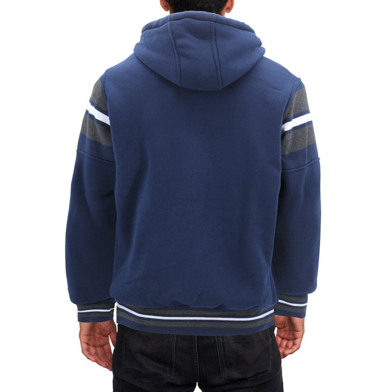 VKWEAR Men's Premium Athletic Drawstring Fleece Lined Sport Gym Sweater Pullover Hoodie (Dark Grey,M), Size: Medium, Gray