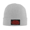 thumbnail image 2 of ZICANCN Aztec Tribal Style Fish Knit Beanie Hat , Winter Cap Soft Warm Classic Hats for Men Women Gray, 2 of 8