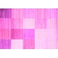 thumbnail image 1 of Ahgly Company Indoor Rectangle Checkered Pink Modern Area Rugs, 2' x 4', 1 of 4