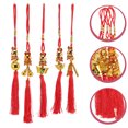 thumbnail image 4 of 5pcs Chinese Style Hanging Rabbit Decor New Year Car Ornament Festival Pendant, 4 of 9