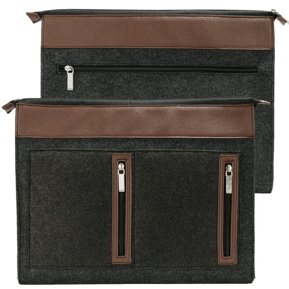 Scratch Resistant 17 inch Sleeve Pouch Case for MacBook Pro 16 A2141, Gigabyte Aorus 17X/17G, HP 17-BY1053DX HP Envy 17.3 17t, Acer Predator Helios 700, Asus ProArt StudioBook Pro 17 (Brown)