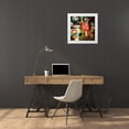 thumbnail image 3 of BRAUN Studio 12x12 White Modern Wood Framed Museum Art Print Titled - London Underground, 3 of 4