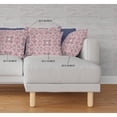 thumbnail image 4 of Jahan Paisley Broadcloth Fabric Blown and Closed Pillow - Muted Magenta Cream, 4 of 4