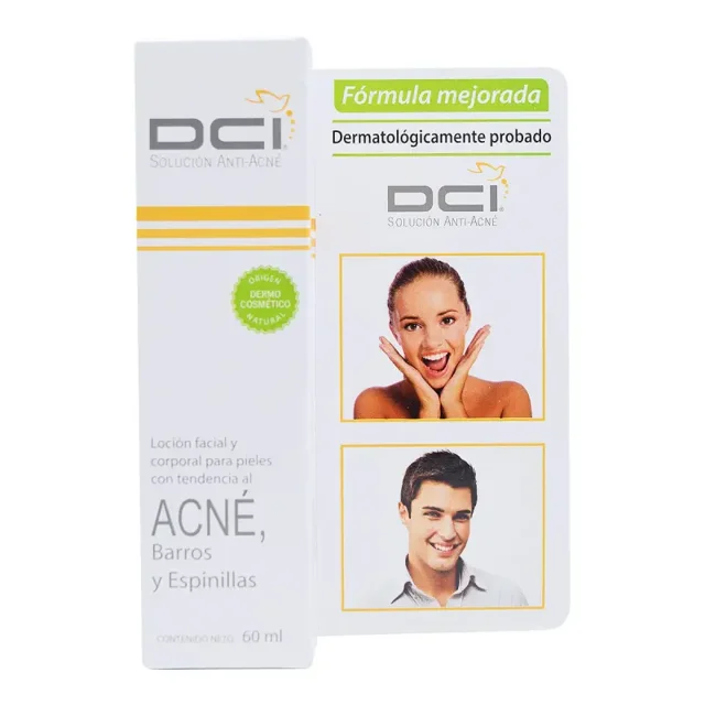 Locion facial y corpora para pieles con tendencia a ACNÉ, Barros y Espinillas 60 Ml DCI