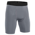 thumbnail image 5 of SAWOBUUN Men's Compression Shorts High Elasticity Athletic Base Layer Tights Quick Dry Breathable Workout Leggings, 5 of 6