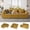 Yellow, variant on 102" Modular Sectional Sofa with Chaise, 4-in-1 Modern Boneless Couch, 3 Seater Sofa with Extra Deep Seats, Folding Convertible Sofa Bed,Suitable for Living Room,Bedroom and Recreation Room (Black)