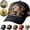 Black, variant on United States 250th Anniversary Hat,Eagle & Liberty 250 Year American Anniversary Embroidered Cap with Badge