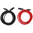 thumbnail image 2 of Solar Panel Wire, 1 Pair PV Extension Cable  Insulation IP68 Protection Copper Contact Ultra Low Resistance With Connector For Photovoltaic System 2 Meter,4 Meter,6 Meter,10 Meter, 2 of 8