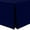 Blue, variant on Ultimate Textile (2 Pack) Shantung - Majestic 4 ft. Fitted Tablecloth - for 24 x 48-Inch Banquet and Folding Rectangular Tables 36" High, Periwinkle Blue