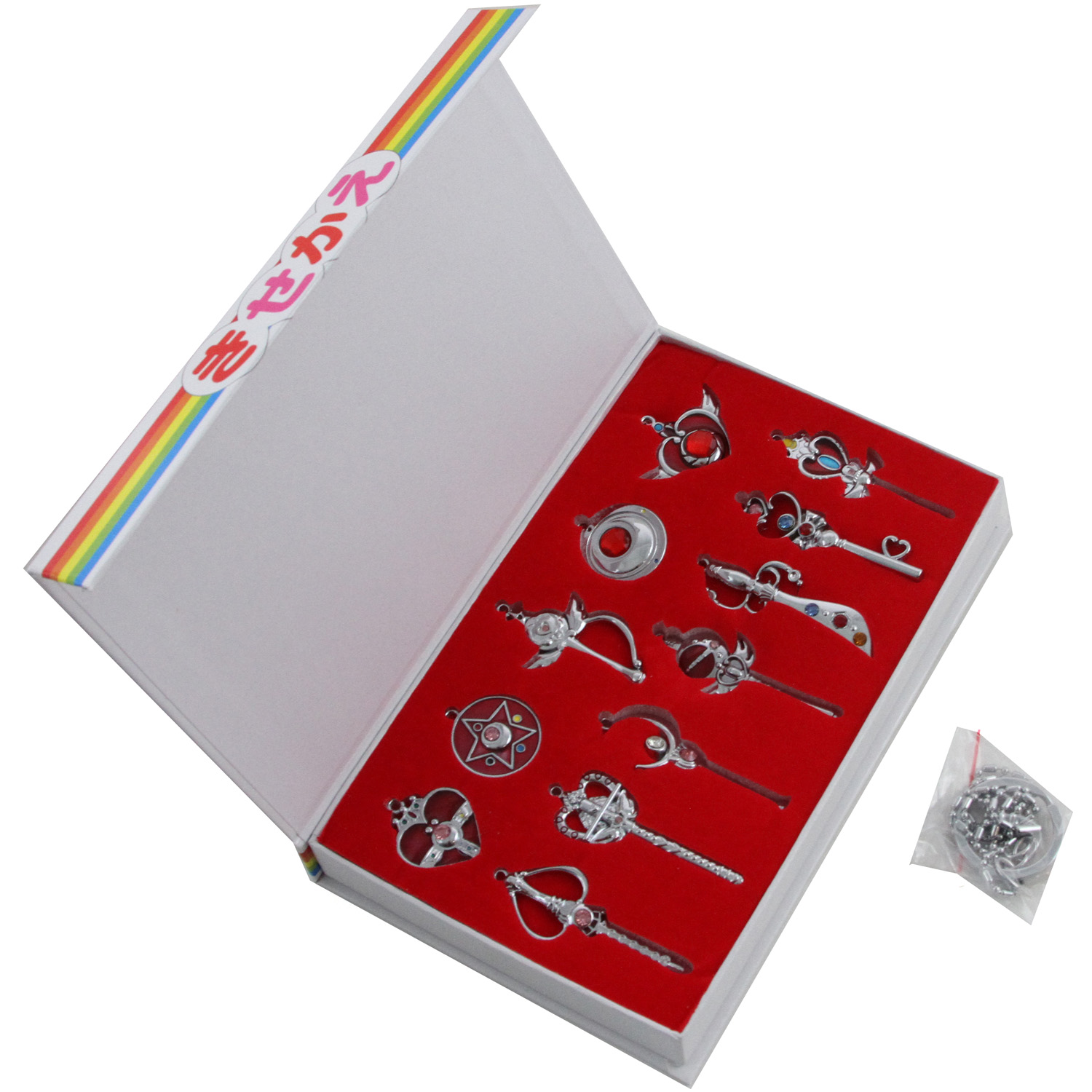 Magic Wand and Small Item - Sailor Moon Necklace & Keychain 12 pc. Pendant