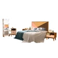 thumbnail image 1 of Recamara Matrimonial Kessa Muebles Dorothy Nogal, 1 of 2