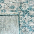 thumbnail image 6 of SAFAVIEH Courtyard Euclid Medallion Indoor/Outdoor Area Rug, Grey/Blue, 5'3" x 7'7", 6 of 10