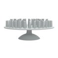 thumbnail image 1 of Pet Bathing Brush Silicone Puppy Brush Dog Massaging Brush Pet Hair Cleaning Tool (Grey), 1 of 8