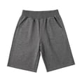 thumbnail image 4 of Yindaity Boys Basketball Shorts Baby Boys Lightweight Shorts Toddler Quick Dry Hiking Shorts for Sports Outdoor with Pockets(Dark Gray,14-15 Years), 4 of 5