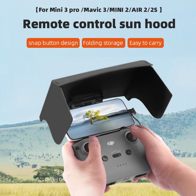 Capucha Para DJI Mavic 3/Mini 2/Air 2/Air 2S/Mini 3 Pro RC-N1 Mando a distancia Hood