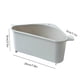 thumbnail image 5 of Colador triangular Advancent para fregadero de cocina escurridor de frutas y verduras gris HA2883-02B, 5 of 6