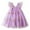 Purple, variant on PMVFHDE Colorful Summer Dresses Toddler Girls Sleeveless Embroidered Flowers With Wing Tie Holiday Party Dress Dance Party Dresses Clothes,White,4-5 Years