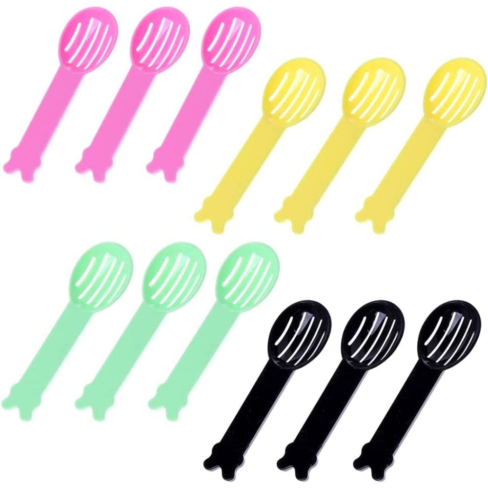 12 Pcs Hamster Pet Bath Spoon Litter Scoop Small Animal Sand Spoon