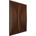 thumbnail image 2 of 19 5/8"W x 19 5/8"H Saturn EnduraWall Decorative 3D Wall Panel, Universal Aged Metallic Rust (Covers 2.67 Sq. Ft.), 2 of 6