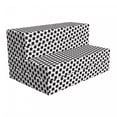 thumbnail image 1 of Geometric Foldable Mattress, Abstract Hexagon Check, 74.8" x 39.4", Black White, by Ambesonne, 1 of 6