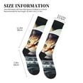 thumbnail image 5 of Bixox Astronaut Cat Print Compression Socks,Compression Socks Women & Men Circulation for Medical,Running,Athletic, 5 of 7