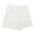 thumbnail image 3 of IDALL Cargo Shorts for Men Athletic Shorts for Women Women Stretch Twill Shorts Summer Casual Shorts Pull On Chino Shorts Elastic Waist Stretchy Denim Shorts Golf Shorts Mens Shorts Casual White S, 3 of 3