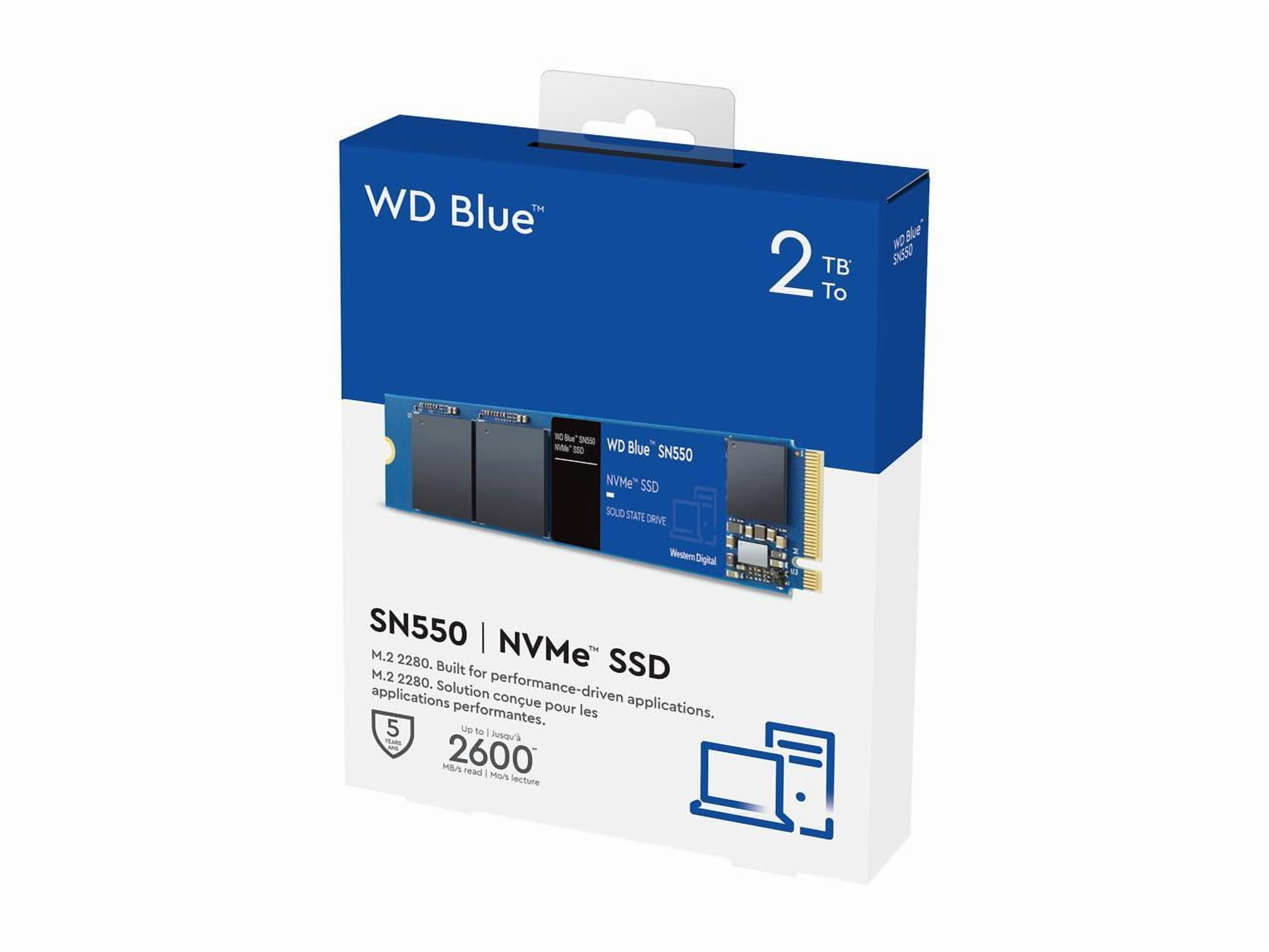 WD Blue SN550 NVMe 2TB Solid State Drive SSD - Walmart.com