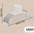 thumbnail image 3 of Clothes Hangers 5 Pcs Plastic Hangers Saving Coat Hanger With Shoulder, 3 of 9