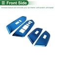 thumbnail image 5 of Unique Bargains Window Lift Switch Panel Trim Cover for Honda CR-V 2017-2022 Blue, 5 of 6