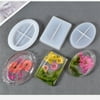 Baumaty 3pcs Silicone Soap Dish Resin Mold Drain Soap Box Epoxy Resin Casting Mould Home Organizer for Making Jewelry Tray Dishes Storage Indoor Decor
