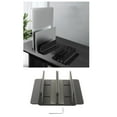 thumbnail image 4 of Soporte vertical para computadora portátil Ranuras para tarjetas dobles Soporte de almacenamiento térmico Accesorios de escritorio, líneas delicadas y Negro Macarena Soporte vertical para computadora portátil, 4 of 8