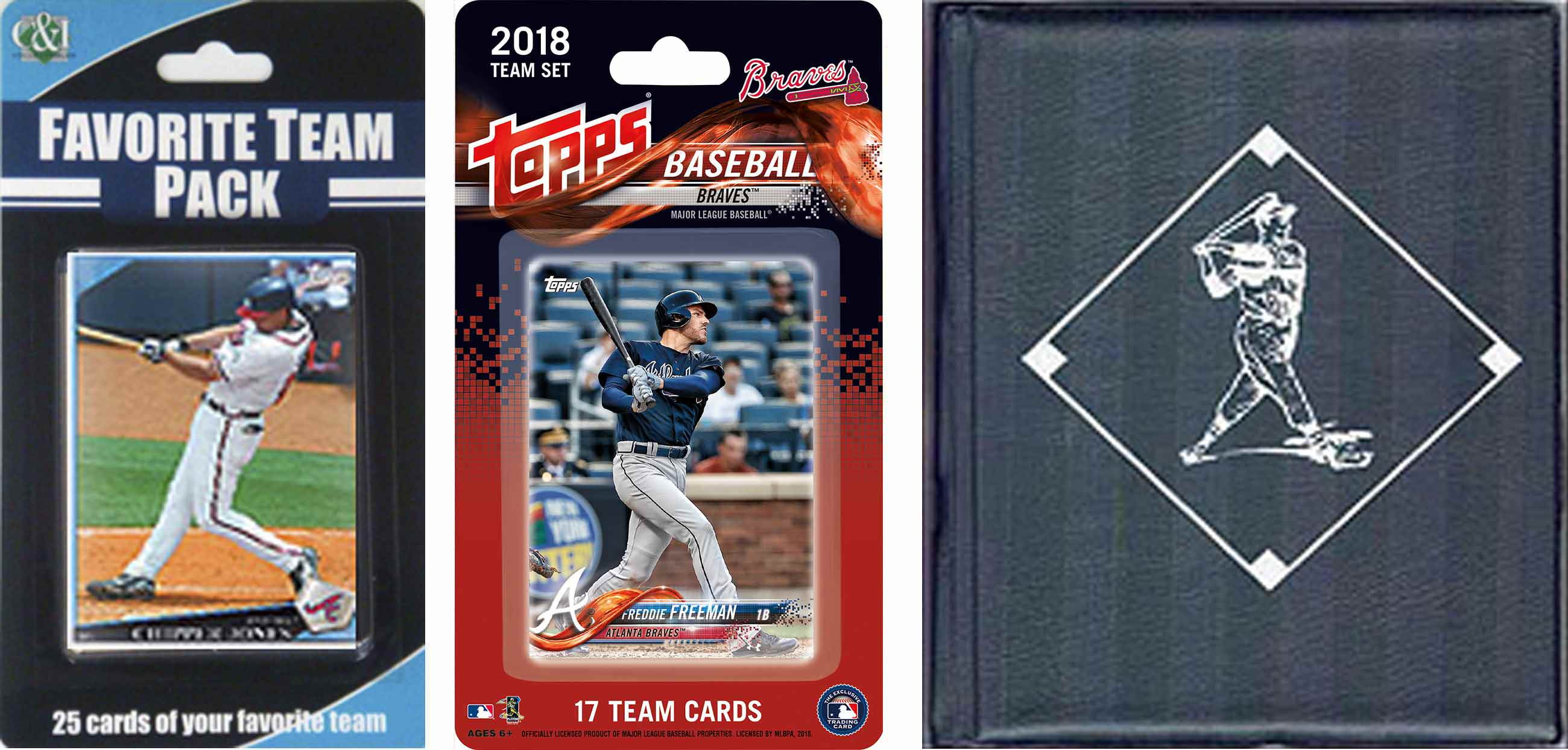 MLB Atlanta Braves Licensed 2018 Topps® Team Set and Favorite Player