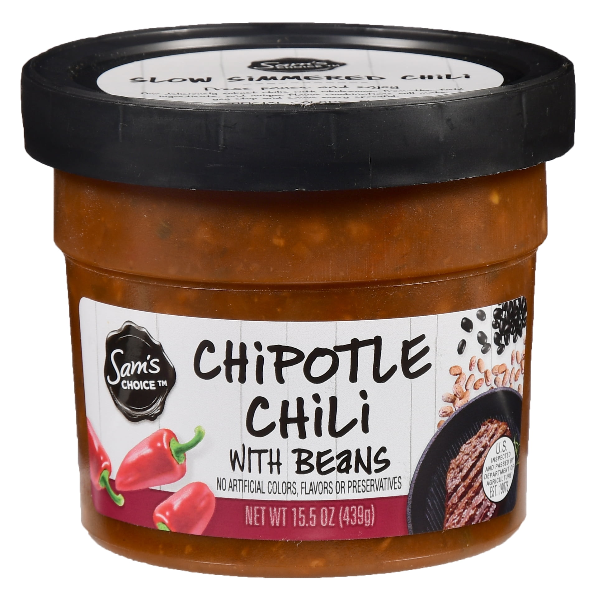 Sam's Choice Chipotle Chili With Beans, 15.5 oz