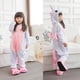 thumbnail image 1 of Conjuntos de pijamas Kigurumi de unicornio para niños, disfraz de dibujos animados de animales para Halloween, Navidad, pijamas para niños de 4 a 12 años, 1 of 4