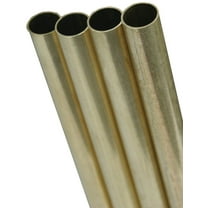 Manufacturer Varies 260 Brass Round Tube, 1/8 in Outside Dia, 1 ft Length 8127