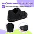 thumbnail image 6 of Stepedia Kids Girls Boys Water Shoes Wide Barefoot Shoes Kids Anti-Slip Beach Shoes Lightweight Hiking Aqua Shoes, Black, 6 of 8