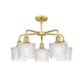 thumbnail image 3 of Innovations Lighting 516-5CR-BB-G402 Niagra 5 Light 25" Wide Chandelier - Brass, 3 of 7